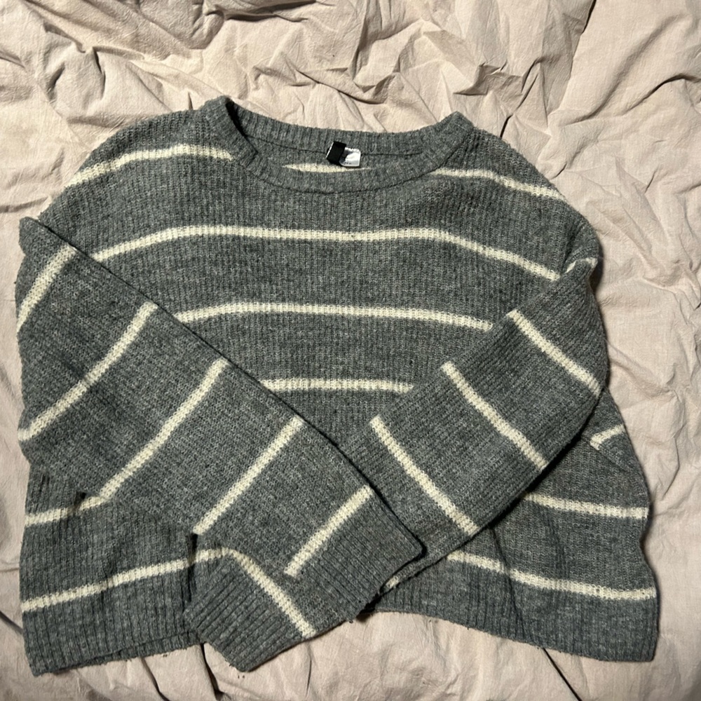 Oversized Striped Sweater, Business Casual